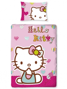 Hello Kitty FOLK Dekbedovertrek